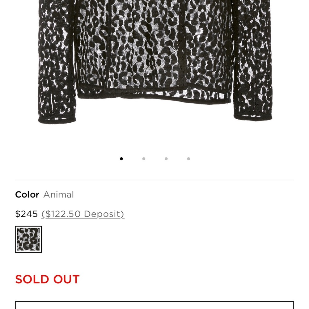 Current/Elliott “The Rin” Sheer Leopard Print Top - Picture 8 of 8